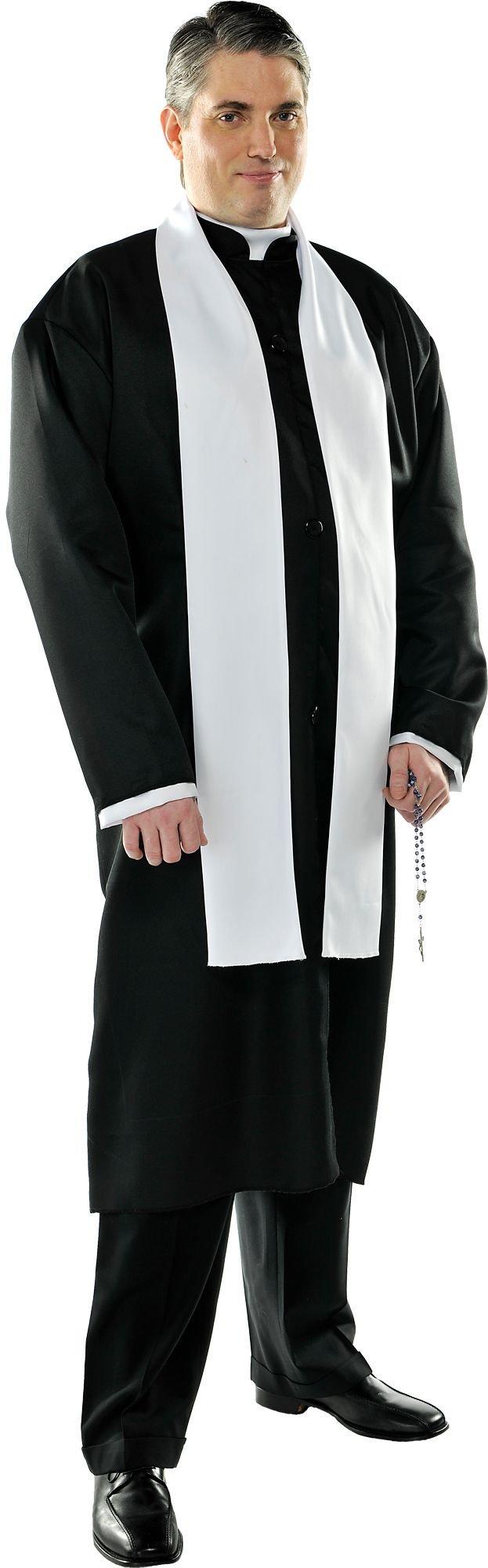 Adult Plus Size Father Priest Costume